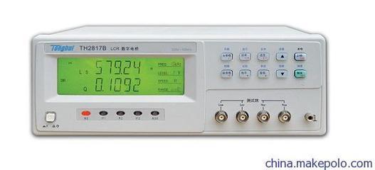 供應(yīng)Tonghui/同惠TH2817B/數(shù)字電橋/元器件測(cè)試儀/LCR電橋 - 供應(yīng)Tonghui/同惠TH2817B/數(shù)字電橋/元器件測(cè)試儀/LCR電橋廠家 - 供應(yīng)Tonghui/同惠TH2817B/數(shù)字電橋/元器件測(cè)試儀/LCR電橋價(jià)格 - 東莞市軒寧電子 - 